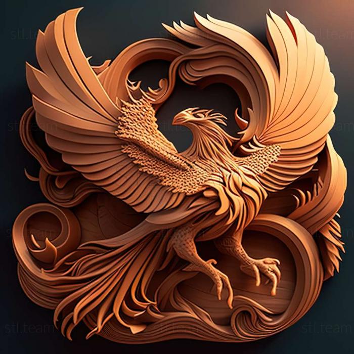 3D model phoenix (STL)